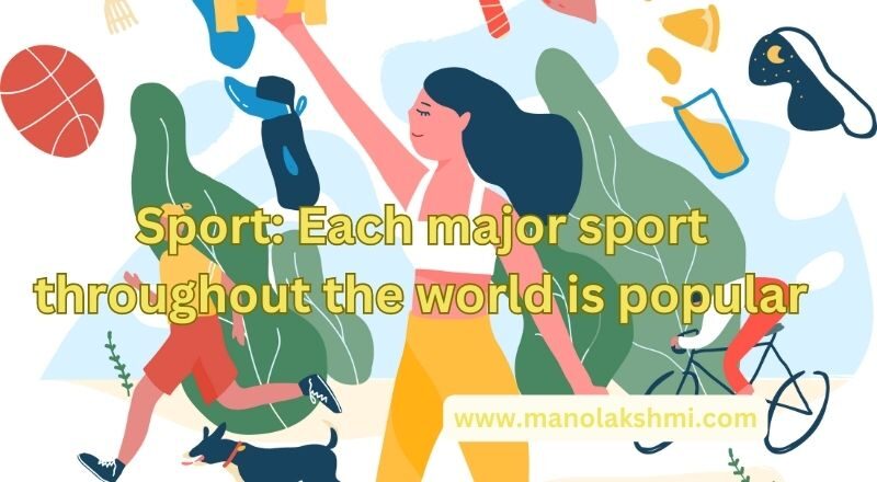 Sport: Each major sport throughout the world is popular