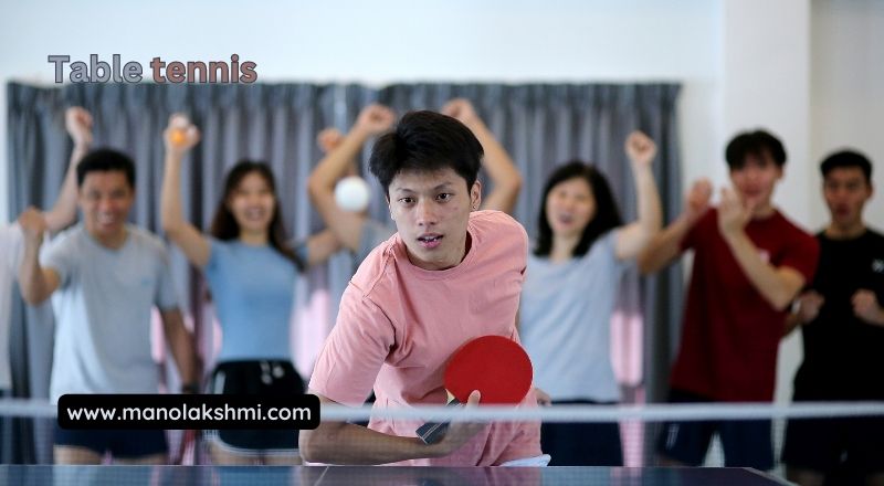 Table tennis: sport