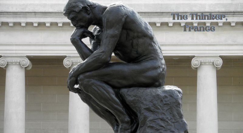 The Thinker, France-Statue