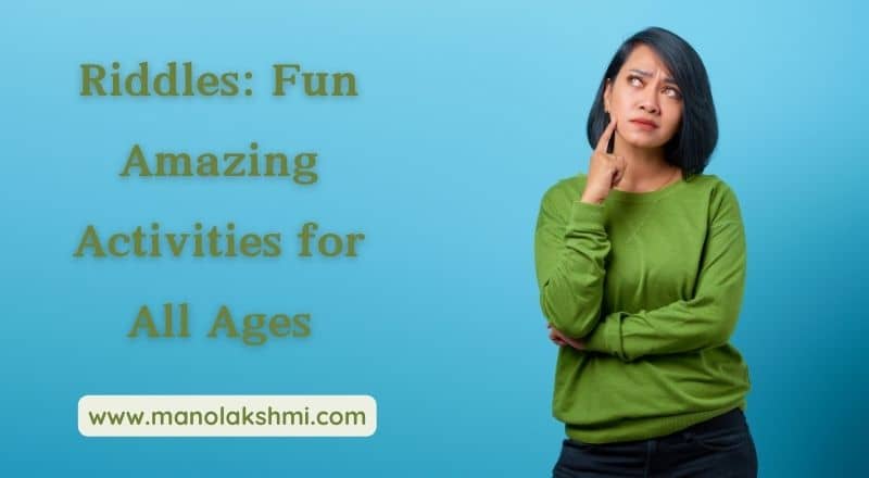 Riddles Fun Amazing Activities for All Ages