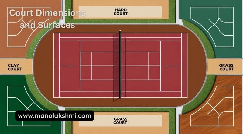 Court Dimensions and Surfaces