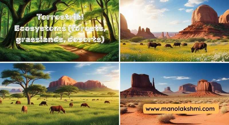 Terrestrial Ecosystems (forests, grasslands, deserts)