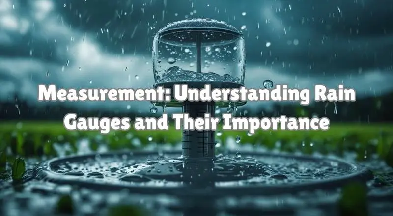 Measurement: Understanding Rain Gauges and Their Importance