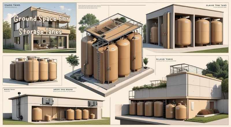 Ground Space for Storage Tanks (Rainwater collecting