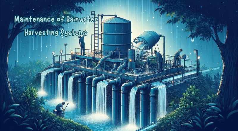 Maintenance of Rainwater Harvesting Systems- Rainwater collecting