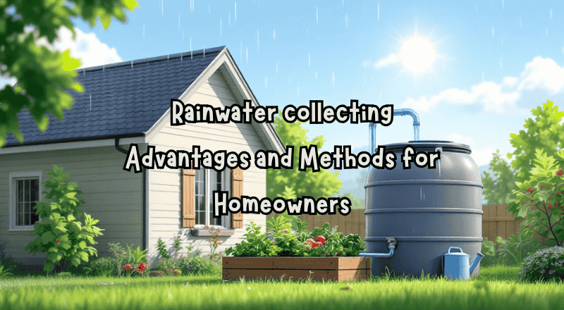 Rainwater collecting Advantages and Methods for Homeowners