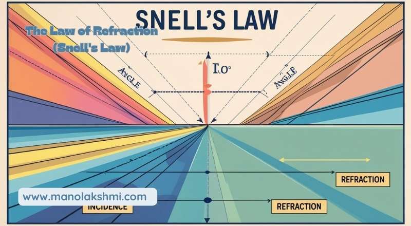 The Law of Refraction (Snell's Law)