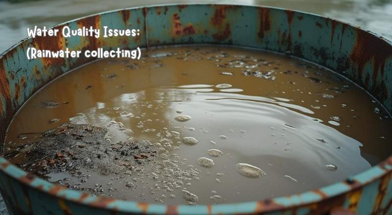 Water Quality Issues: (Rainwater collecting)