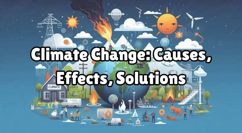 Climate change: causes, effects, solutions