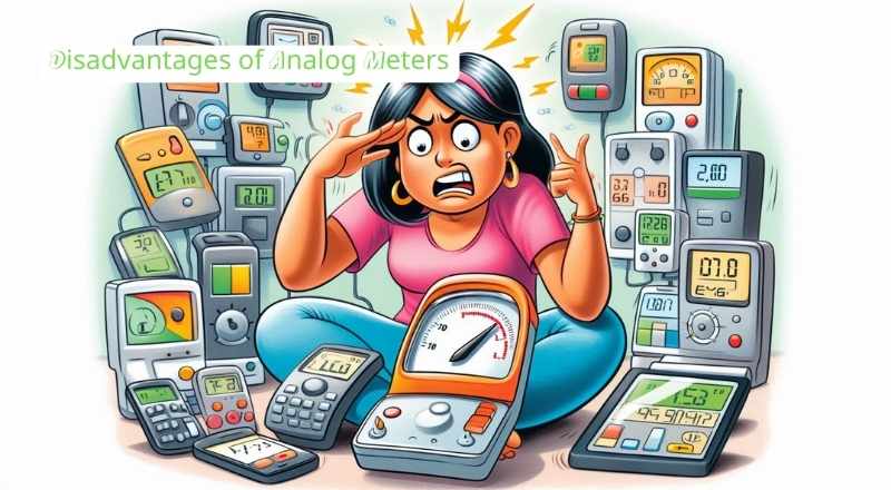Disadvantages of Analog Meters
