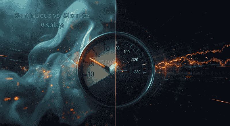 Continuous vs. Discrete Display (METERS)