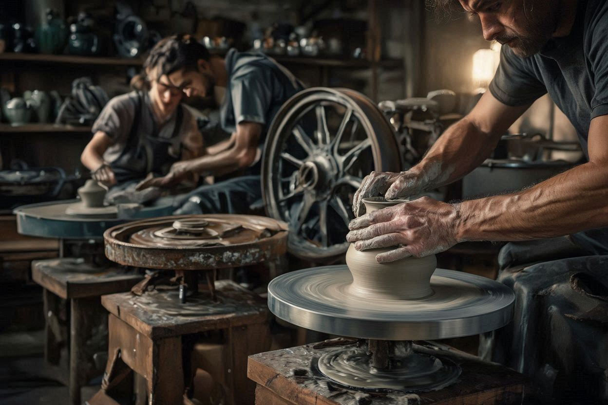 From Transport to Art The Potter's Wheels