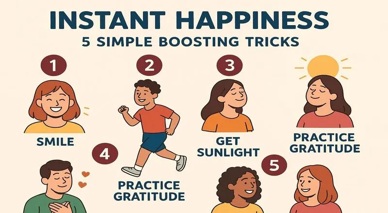 Instant Happiness Amazing Five Simple Boosting Tricks