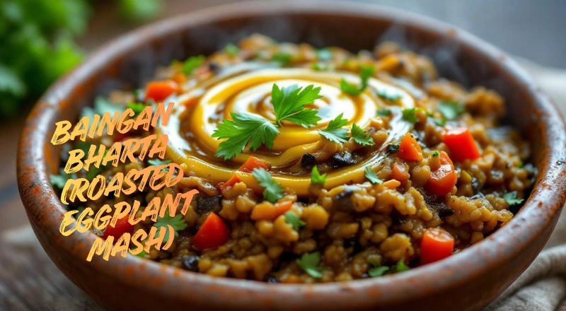 Baingan Bharta (Roasted Eggplant Mash)