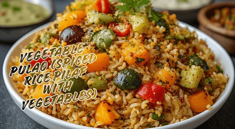 Vegetable Pulao (Spiced Rice Pilaf with Vegetables) 