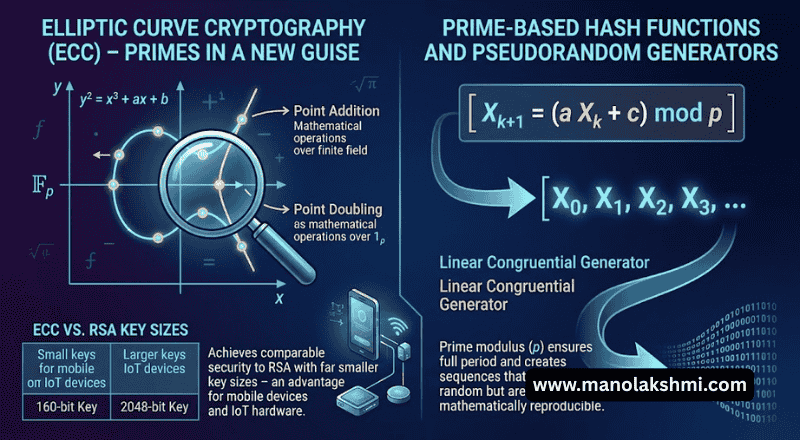 Elliptic curve cryptography (ECC) – primes in a new guise 