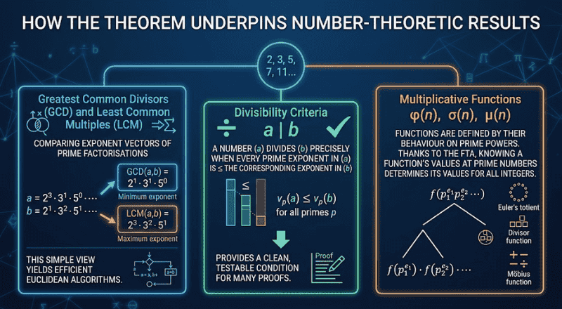 How the theorem underpins number‑theoretic results (1)