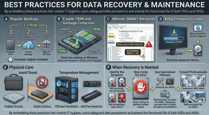 Best Practices for Data Recovery and Maintenance -drives