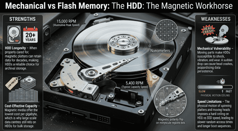 Mechanical vs Flash Memory 