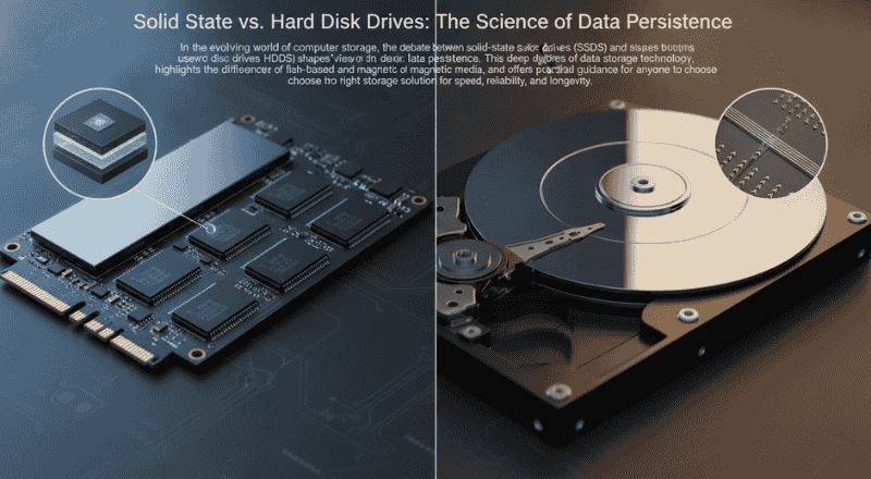 Solid State vs. Hard Disk Drives The Science of Data Persistence