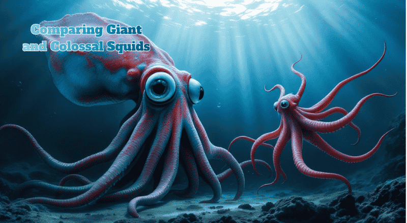 Comparing Giant and Colossal Squids
