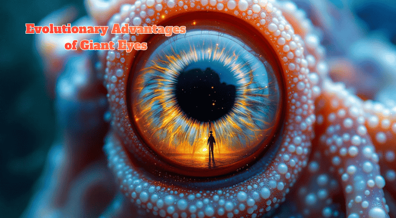 Evolutionary Advantages of Giant Eyes