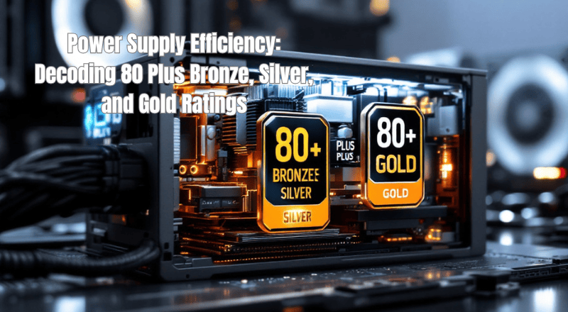 Power Supply Efficiency Decoding 80 Plus Bronze, Silver, and Gold Ratings