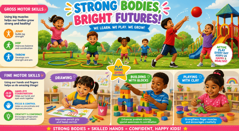 Developing Gross and Fine Motor Skills (healthy habits)