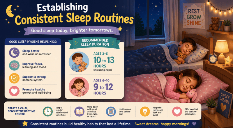 Establishing Consistent Sleep Routines for Kids