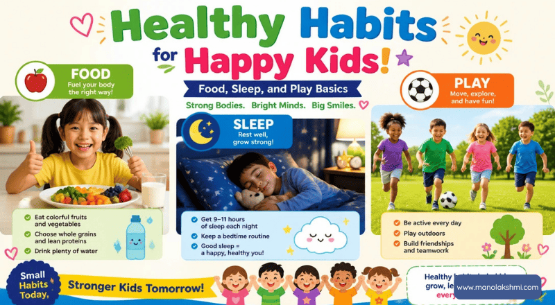 Healthy Habits for Happy Kids Food, Sleep, and Play Basics