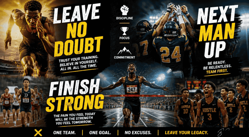 Motivational Phrases in Athletics