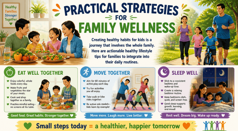 Practical Strategies for Family Wellness (healthy habits)