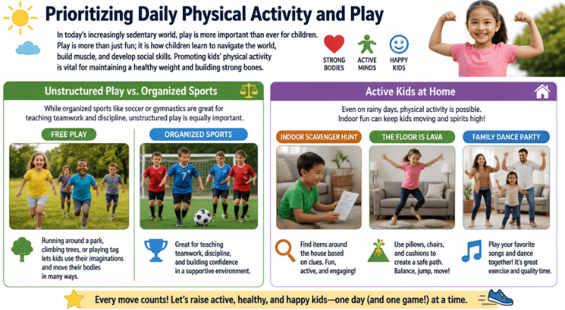 Prioritising Daily Physical Activity and Play (healthy habits)