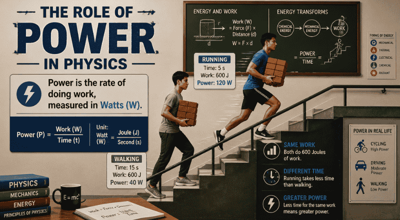 The Role of Power in Physics 