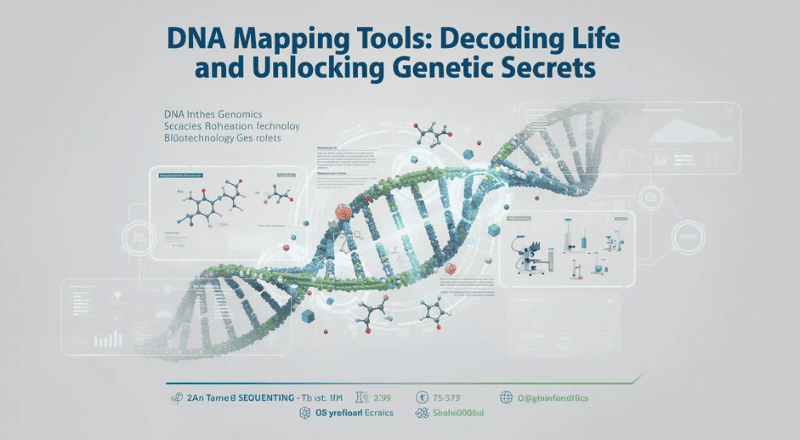 DNA Mapping Tools Decoding Life and Unlocking Genetic Secrets