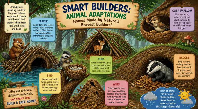 Smart Builders Animal Adaptations for Children
