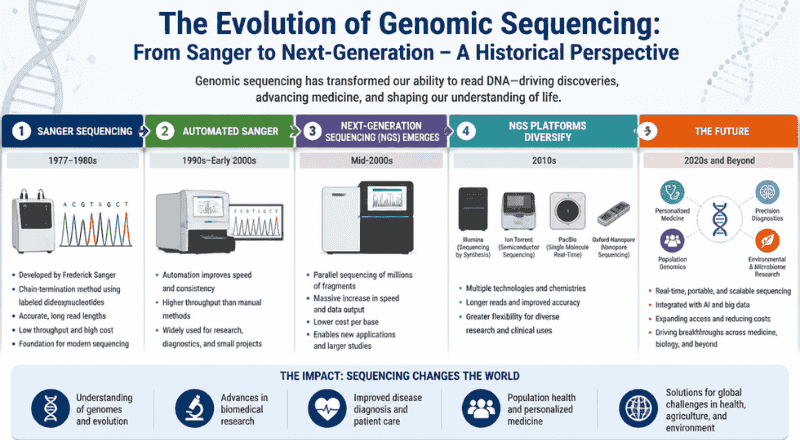 The Evolution of Genomic Sequencing