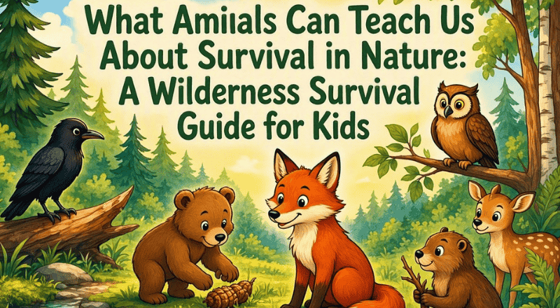 What Animals Can Teach Us About Survival in Nature: A Wilderness Survival Guide for Kids