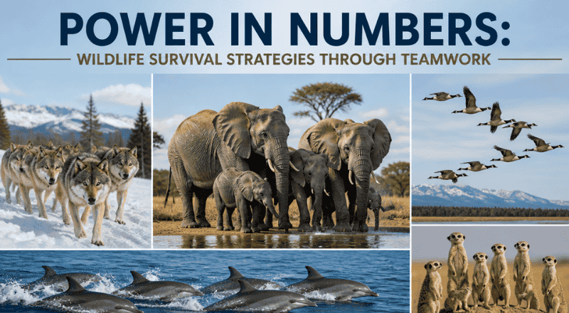 Wildlife Survival Strategies Through Teamwork