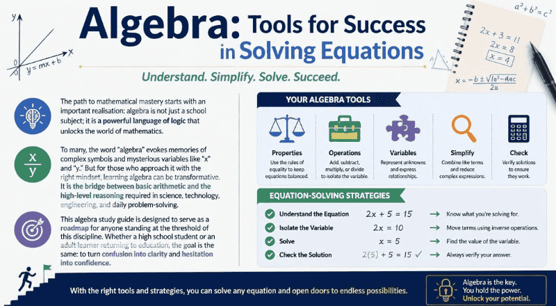 Algebra Tools for Success in Solving Equations