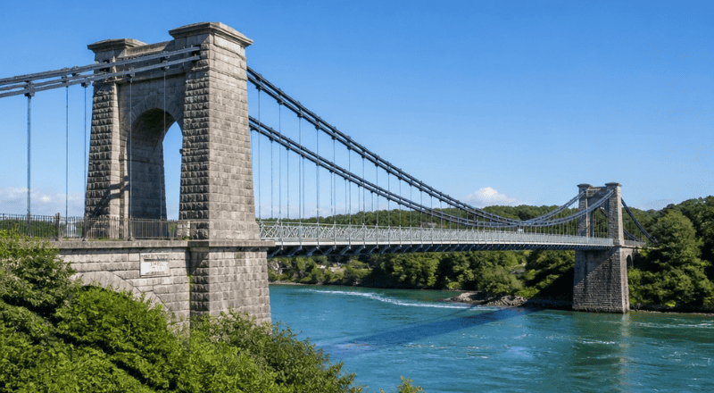 Menai Strait Bridge (1826, Thomas Telford)